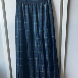 Ralph Lauren "Country" Tartan Pleated Skirt